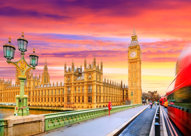 Puzzle Westminsterska palača London 1000 dijelova