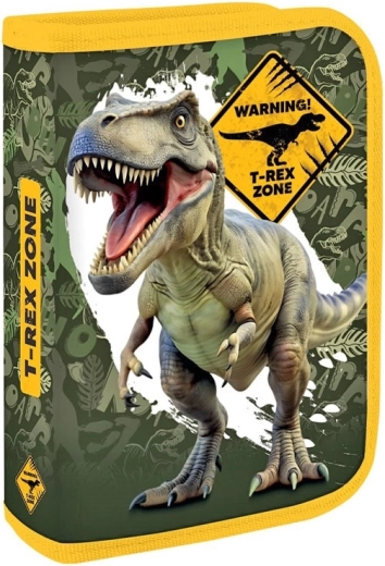 Jednokatna prazna školska pernica T-Rex - 1 komad