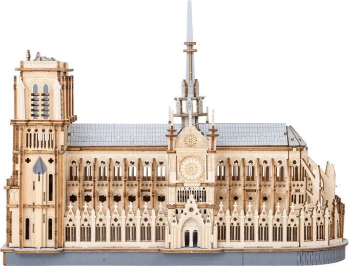 RoboTime 3D Wooden Notre-Dame Cathedral Puzzle