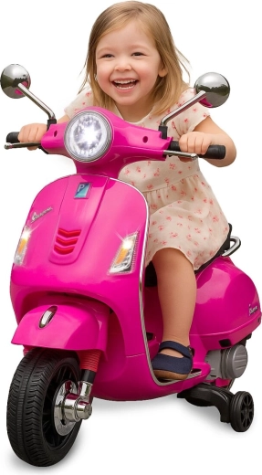 Children's electric ride-on Vespa GTS 125 pink