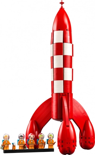 Ikoničan dizajn rakete iz Tintinovih stripova