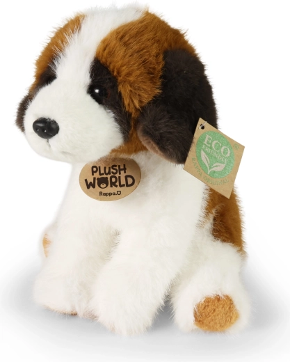 Eco-Friendly Plush World Saint Bernard Plush Toy 20 cm