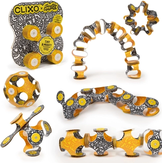 CLIXO Tiny & Mighty Artist Edition Timothy Goodman magnetski konstruktor – 9 dijelova