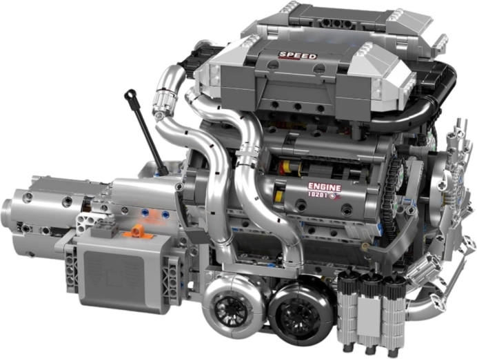 Realističan V8 motor s mjenjačem