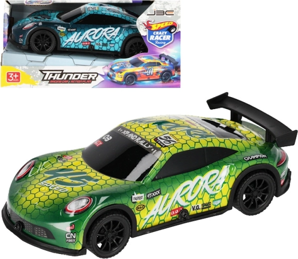 Racing car with light and sound - 1 piece