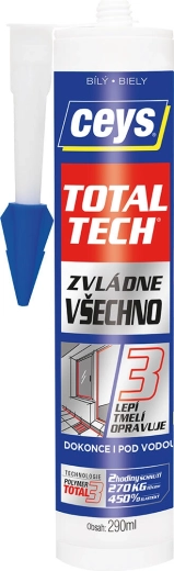 Univerzalno ljepilo i brtvilo 290 ml CEYS TOTAL TECH bijelo