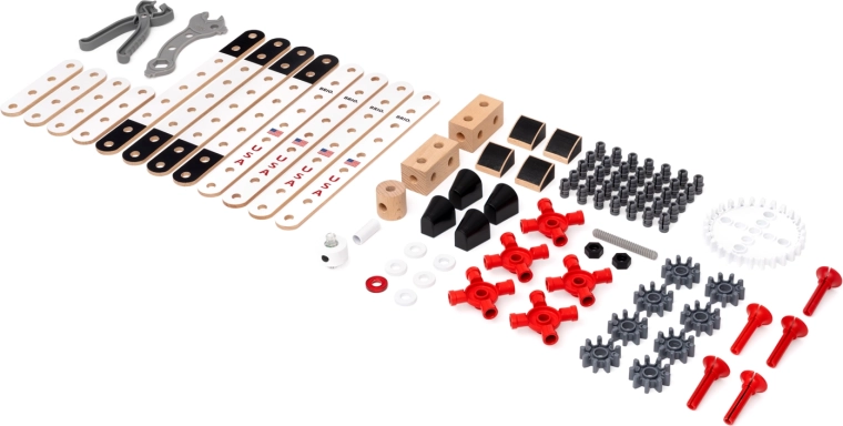 Kvalitetna mješavina drvenih i plastičnih dijelova