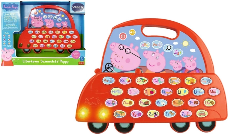 Peppa Pig – interaktivni autić s slovima