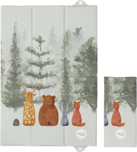 Ceba Baby putna podloga za presvlačenje basic forest companions 60 × 40 cm