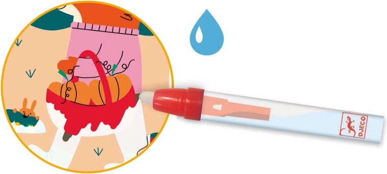 Slikajte samo vodom – boje se čarobno pojavljuju