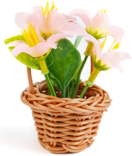 Cheerful artificial flowers