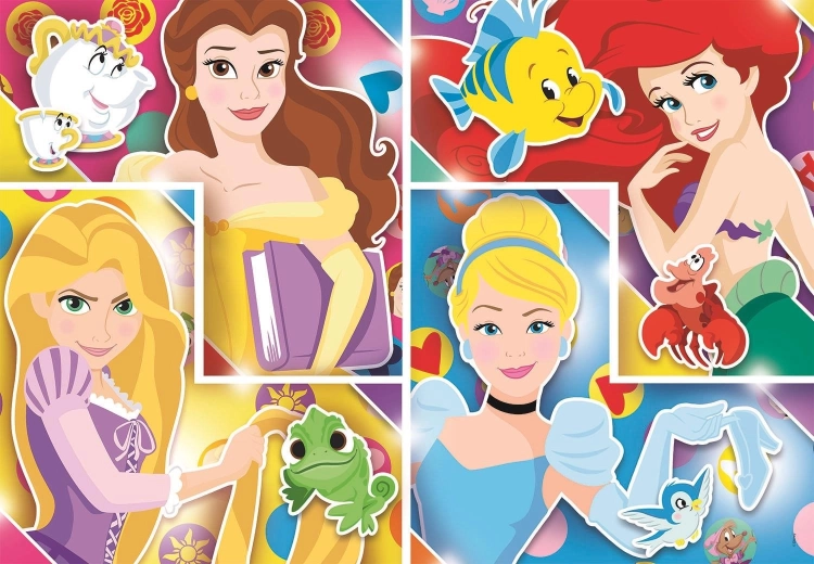 Puzzle Disney princeze s prijateljima 104 dijela