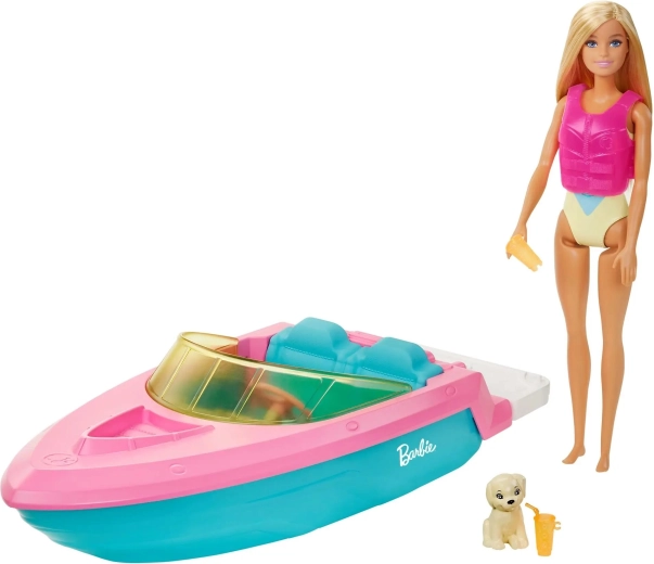 Barbie i njezin psić na brodu