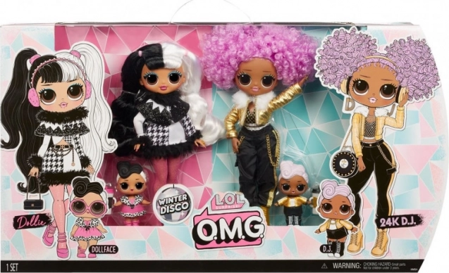 L.O.L. Surprise OMG Winter Disco set lutkica Dollie i 24K DJ