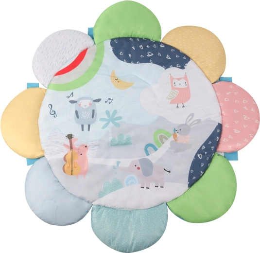 Flower shape and soft edges for comfortable play