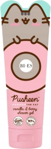 Pusheen The Cat gel za tuširanje i šampon 2-u-1 s mirisom vanilije i šumskog voća 240 ml