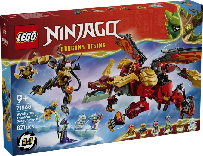 LEGO NINJAGO preobrazivi zmajevski mech Wyldfyre
