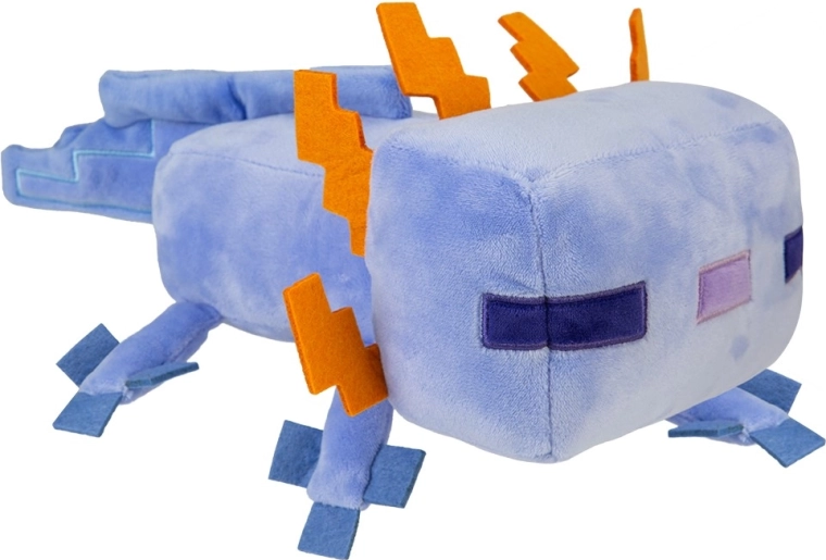Minecraft plišani aksolotl plavi 28 cm