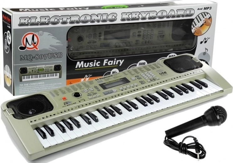 Elektronički klavijaturni instrument s mikrofonom