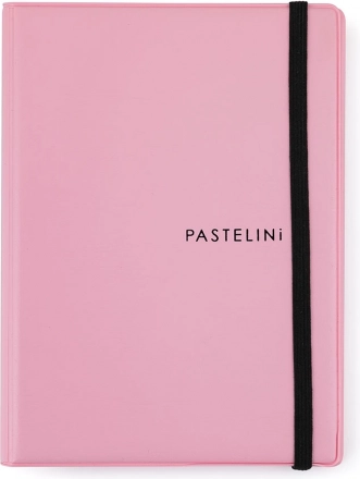 Blok s prstenima A6 Pastelini s dvostrukom skrivenom spiralom