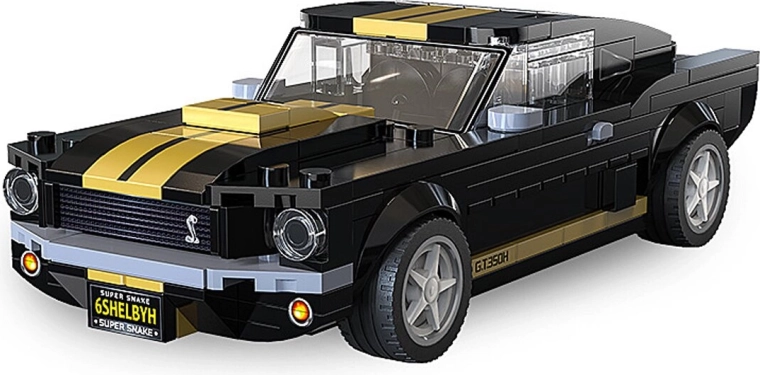 CaDA Shelby GT 350 H Building Set in 1:24 Scale, Black