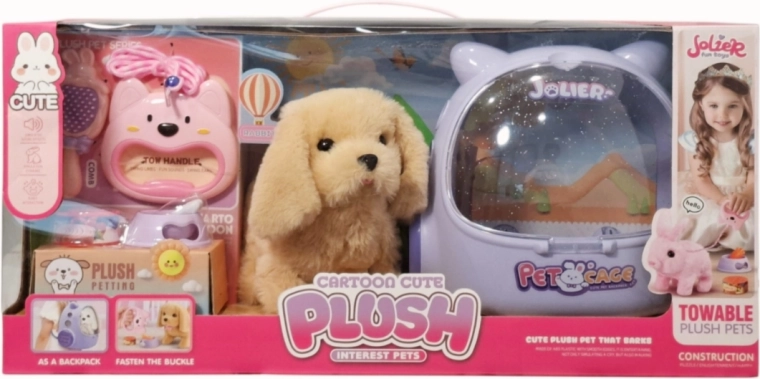 Animal – plush puppy with accessories - 1 piece