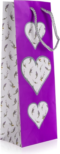 Poklon-vrećica za bocu Lavanda 12 × 35 × 9 cm