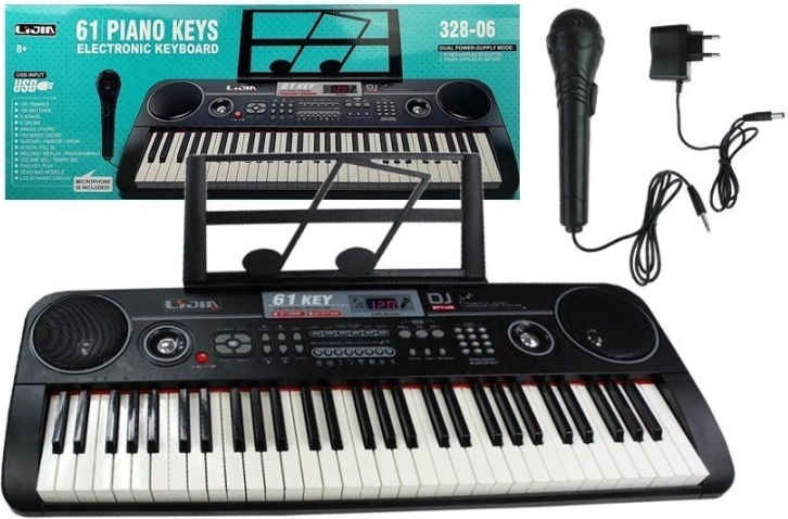 Elektroničke klavijature 61 tipka s mikrofonom i napajanjem