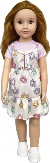 Hodajuća lutka princeza 70 cm s nakitom