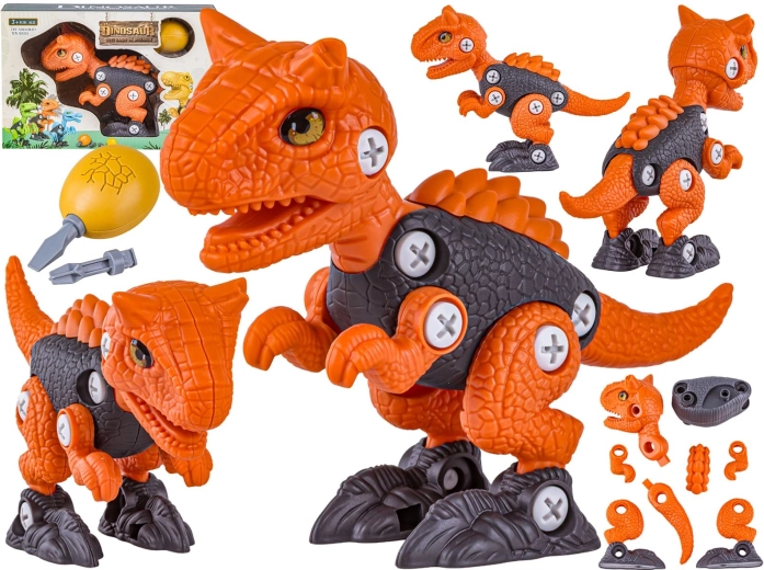 Konstrukcijski set dinosaur za zavrtanje i odvrtanje vijaka