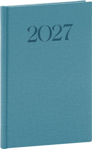 Notique tjedni rokovnik Biella 2027 plavi 15 × 21 cm