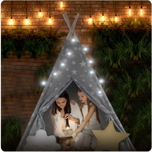 Maglična atmosfera sa svjetlima