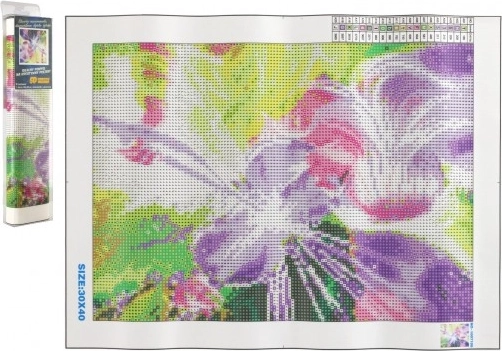 Dijamantno slikanje – čarobna violinistica 30 × 40 cm