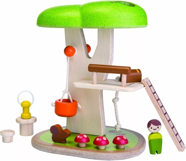 PlanToys drvena kućica na drvetu Tree house