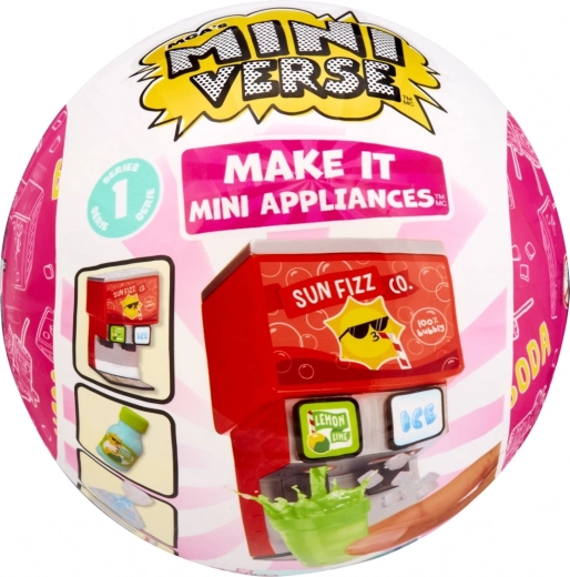 MGA’s Miniverse Make It Mini appliances – mini automat za gazirana pića - 1 komad
