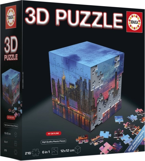 Educa 3D puzzle kocka New York 216 dijelova