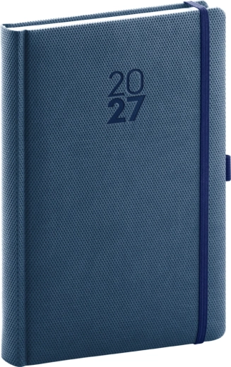Notique dnevni planer Diamante 2027 plavi 15 × 21 cm