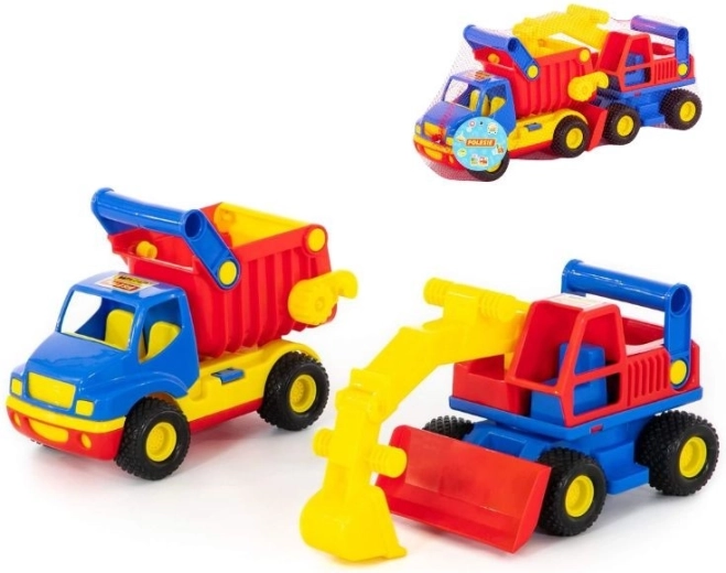 Kiperi i bager ConsTruck – set od 2 komada