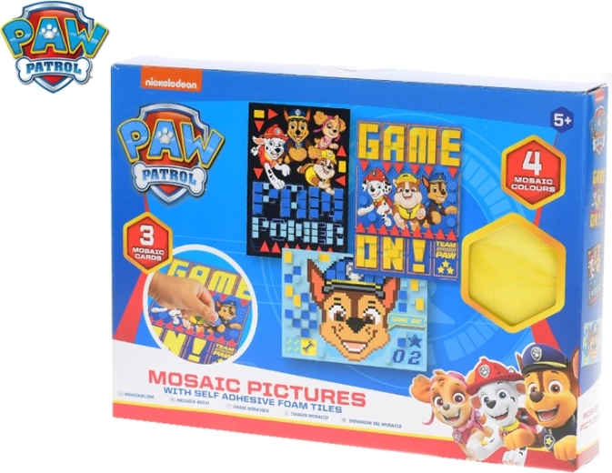 Paw Patrol Mosaic Set for Kids Aged 5+