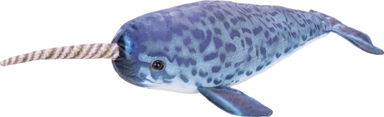 Plišana narvala 40 cm za bebe