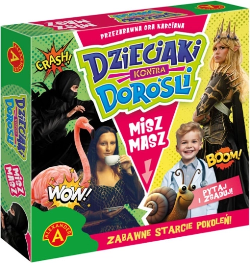 Djeca protiv odraslih – Misz Masz obiteljska kviz kartaška igra