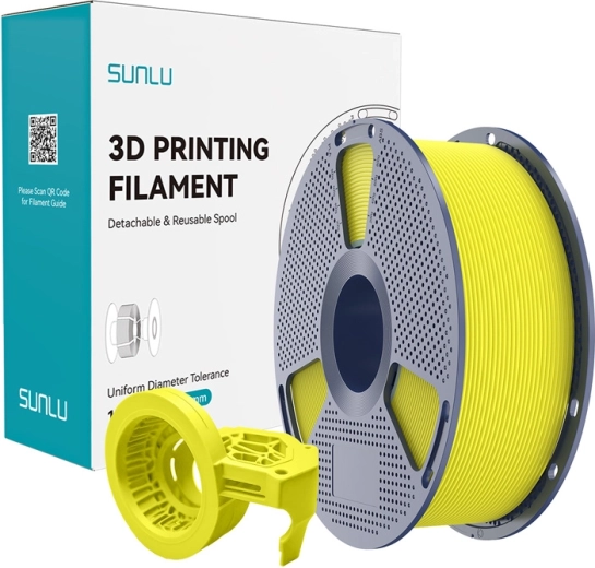 brzi mat filament SUNLU PETG – žuti
