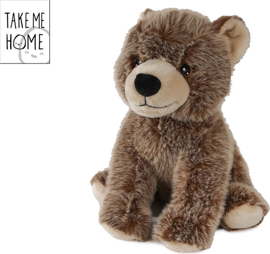 Sjedeći plišani medvjedić Take Me Home 30 cm