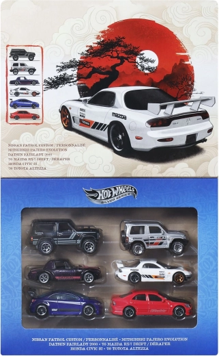 Hot Wheels Silver Series Streets of Japan – set autića 1:64