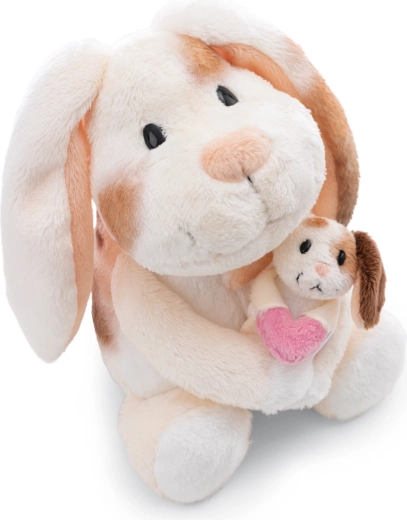NICI plišani zečić s mladunčetom Little & Me 20 cm