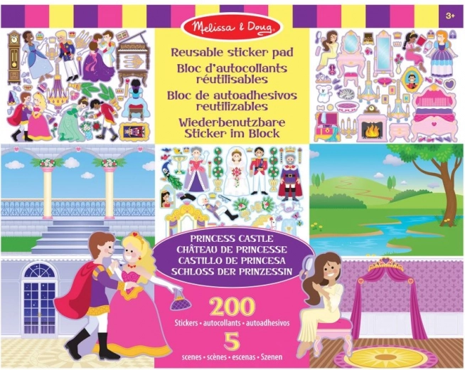 Višekratne naljepnice – dvorac princeza
