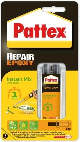 Epoksidno ljepilo PATTEX Repair Universal 12 g – brzo stvrdnjavanje 1 minuta