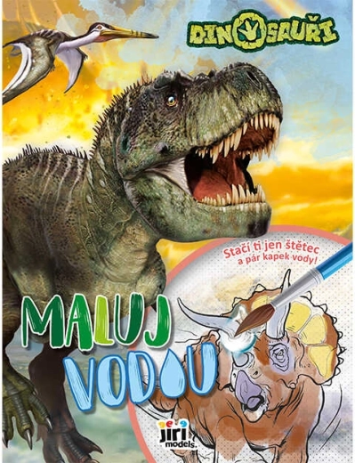 Slikaj vodom A4 dinosauri