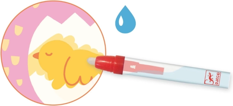 Čarolija boja na dodir vode