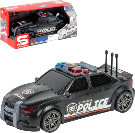 Sportski policijski automobil na zamašnjak sa svjetlom i zvukom - 1 komad